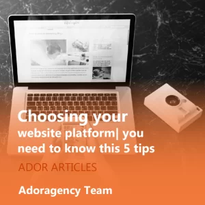 Choosing your website platform | you need to know this 5 tips